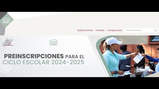 CÓMO HACER EL PROCESO DE PREINSCRIPCIÓN 2024 [upl. by Eirual]