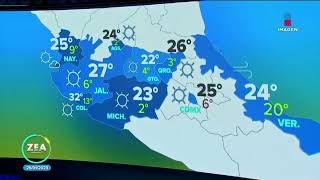 Pronóstico del tiempo 25 de enero de 2023  Noticias con Francisco Zea [upl. by Nahtannoj385]