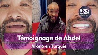 DENTISTE EN TURQUIE  🦷 Témoignage Abdel  Allon6 implant Straumann  couronnes Emax  BODYEXPERT [upl. by Nahtanod]