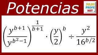 SIMPLIFICACIÓN DE EXPRESIONES CON POTENCIAS  Ejercicio 1 [upl. by Renmus165]