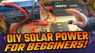 Build Your Own DIY Solar Power System  Step by Step Guide [upl. by Dorris231]