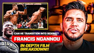 FILM BREAKDOWN Will Francis Ngannou Succeed In Boxing The Most POWERFUL Puncher In UFC History [upl. by Gehlbach]