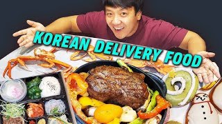 24 Hours Eating ONLY Korean DELIVERY FOOD in Seoul South Korea  100 Foods to Eat Before You Die 42 [upl. by Yatnuahc]