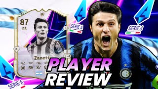 87 ON THIS DAY ICON ZANETTI SBC PLAYER REVIEW FC 25 ULTIMATE TEAM [upl. by Olette997]