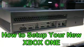 XBOX ONE SET UP VIDEO Putting the Wires In amp Powering On the Console [upl. by Eixor]