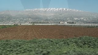 Driving Anjar عنجر‎ in Lebanon لبنان‎ [upl. by Annayram]