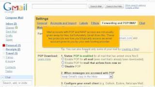 How to configure forwarding and POPIMAP access for your Gmail account  Gmail Tutorials [upl. by Sherrill930]