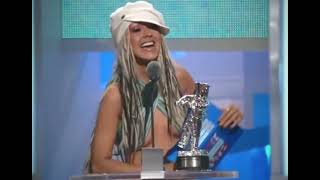 Christina Aguilera gives Eminem an award while they were in a feud August 2002 christinaaguilera [upl. by Sauder353]