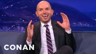 Paul Scheer Loves quotFamily Feudquot  CONAN on TBS [upl. by Rehptosirhc]