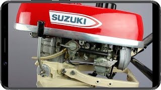 SUZUKI D55 Первый Лодочный Мотор Suzuki [upl. by Rebmac]