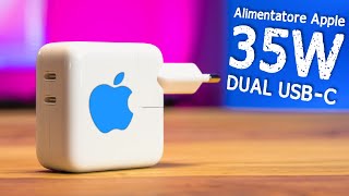 NUOVO Alimentatore Apple da 35W a DOPPIA PORTA USBC [upl. by Pacifica]