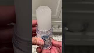 Crystal Deodorant Stick AllNatural Odor Protection Unboxing [upl. by Ydasahc859]