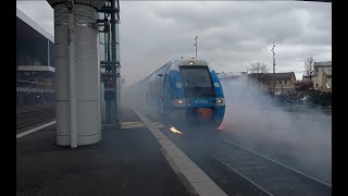 Départ en retraite en gare de Roanne [upl. by Alletneuq420]