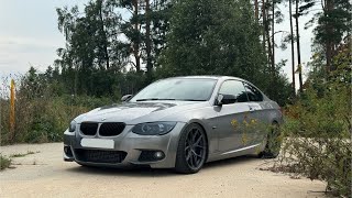 E92 lci space grey in the forest m3 style mirror caps light JR SL01 wheels michelin ps4s tyres [upl. by Ynaffets]