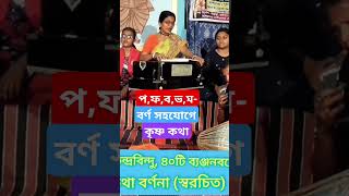 পফবভমবর্ণ সহযোগে কৃষ্ণ কথা। kirtankshamapanpalsong bengali music krishnashortskshama [upl. by Gnot]