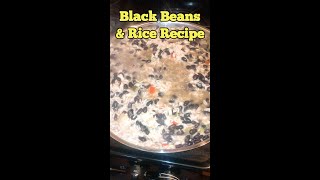 Black Beans amp Rice Recipe SHORTS  Crispy Fried Chicken [upl. by Barbette539]