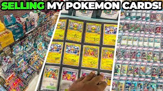 I Sell My Pokemon Cards At A Card Show [upl. by Nosnorb472]