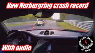 Fastest crash ever recorded at nurburgring [upl. by Ecinhoj559]