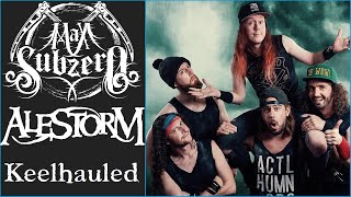 Alestorm  Keelhauled Instrumental Cover amp Lyric Video [upl. by Olzsal]