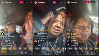 Trippie Redd Full Instagram Live 1122019 talks lil rappers fighting  Floyd Mayweather amp more [upl. by Pamella86]