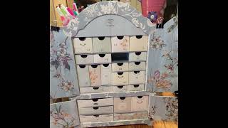 Opening My Daphnes Diary Advent Calendar Crafting supplies  yearround storage [upl. by Demakis]