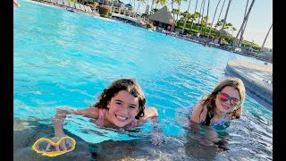 Hilton Waikoloa Village Ocean Resort Big Island Hawaii with the Beverly Hills Sisters [upl. by Lyret602]