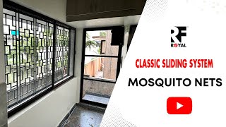 Mosquito Net Classic Sliding System  Royal Fabrics   Premium Quality [upl. by Idel]