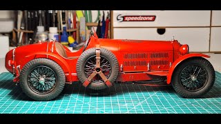 Alfa Romeo 8C 2300 Roadster Italeri 112 Part5 [upl. by Ayouqes271]