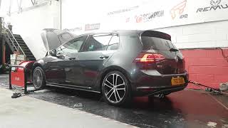 VW Golf MK7 GTD Custom ECU and DSG remap  NV Motorsport UK [upl. by Eibbob]