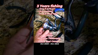 3 Year Review 🎣 Plusinno rod and reel combo Is it worth it [upl. by Nnyltiak]