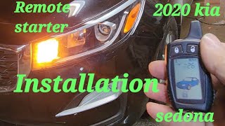 How to install remote starter Kia Sedona 2020 Prostart [upl. by Eustashe372]