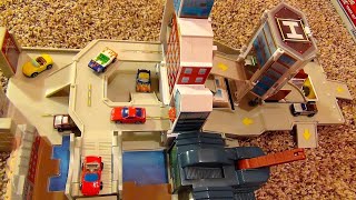 Micro Machines Double Takes Boomtown Hiways amp Byways Playset by Galoob Toys [upl. by Tiffanle164]