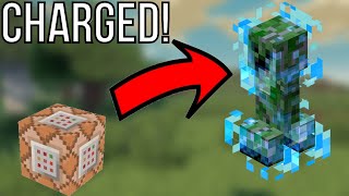 How to Summon a Charged Creeper in Minecraft Bedrock [upl. by Sasha]