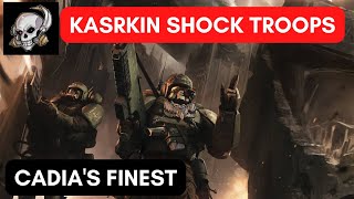 KASRKIN SHOCK TROOPS IN WARHAMMER 40000 [upl. by Umeh]