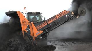 Doppstadt Windrow Turner DU 320 in operation I [upl. by Casandra]