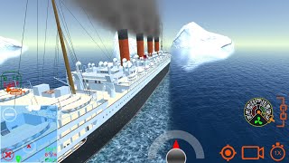 RMS Aquitania hits the iceberg  Ship Handling Simulator  Ship Mooring 3D [upl. by Navaj]