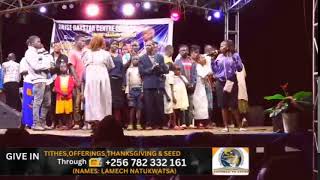 PAPA LAMECH NATUKWATSA MINISTERING LIVE AT THE GREAT AWAKENING GOSPEL CRUSADE IN ENTEBBE KAMPALAUG [upl. by Latrell566]