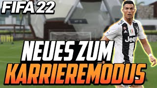 FIFA 22  Neue News zum Karrieremodus [upl. by Yve855]