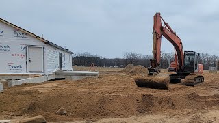 Moving Massive Amounts of Dirt Around Our New Home With The Excavators [upl. by Demetra]