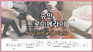 트로이메라이  슈만 첼로 피아노 커버  Cello and Piano Cover [upl. by Chuu]