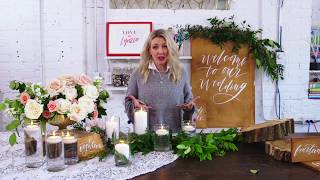 Create Your Own GreeneryFilled Wedding Decor with Lynzie Kent [upl. by Aihcela]