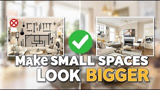 Transform Small Spaces Top Tips to Make Them Look Bigger and More Attractive [upl. by Pyszka]