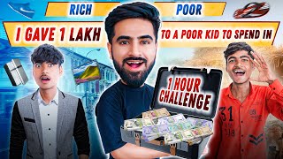 ₹ 100000 Challenge With Poor Boy  आज तो बहुत बड़ा चूना लग गया 😭 [upl. by Ellsworth585]