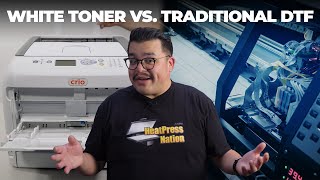 White Toner DTF vs Traditional Direct To Film Printing [upl. by Conners]