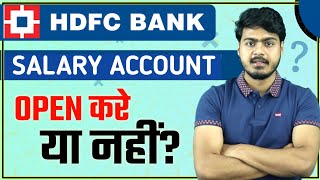 HDFC Bank Salary Account All details  hdfc bank salary account benefits fees amp charges [upl. by Stenger102]