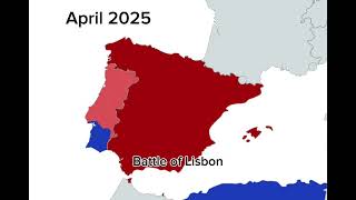 SpanishPortuguese War 20242025 Fictional Iberian War Scenario [upl. by Meean]