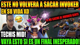 YAVA YAVA QUE PASO AQUI TECHISOR OBTIENE UN FINAL INESPERADO PROBANDO GAMPI DE INVOKER 🎥 Dota 2 [upl. by Novat]