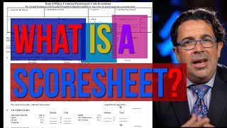 What Is a Scoresheet [upl. by Arda]