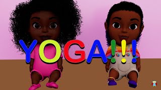 Laughing Yoga For Kids Winter workout for Kids [upl. by Nedyarb]