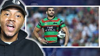 NFL FAN REACTS To GREG INGLIS  NRL [upl. by Enelyaj184]